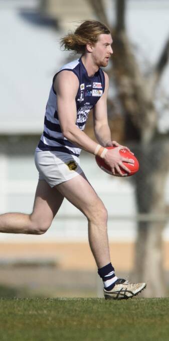 RUNNING GAME: Aaron Christensen is coming off a premiership with Macedon to rejoin his former junior club at Clarke Oval. Picture: Shawn Smits   