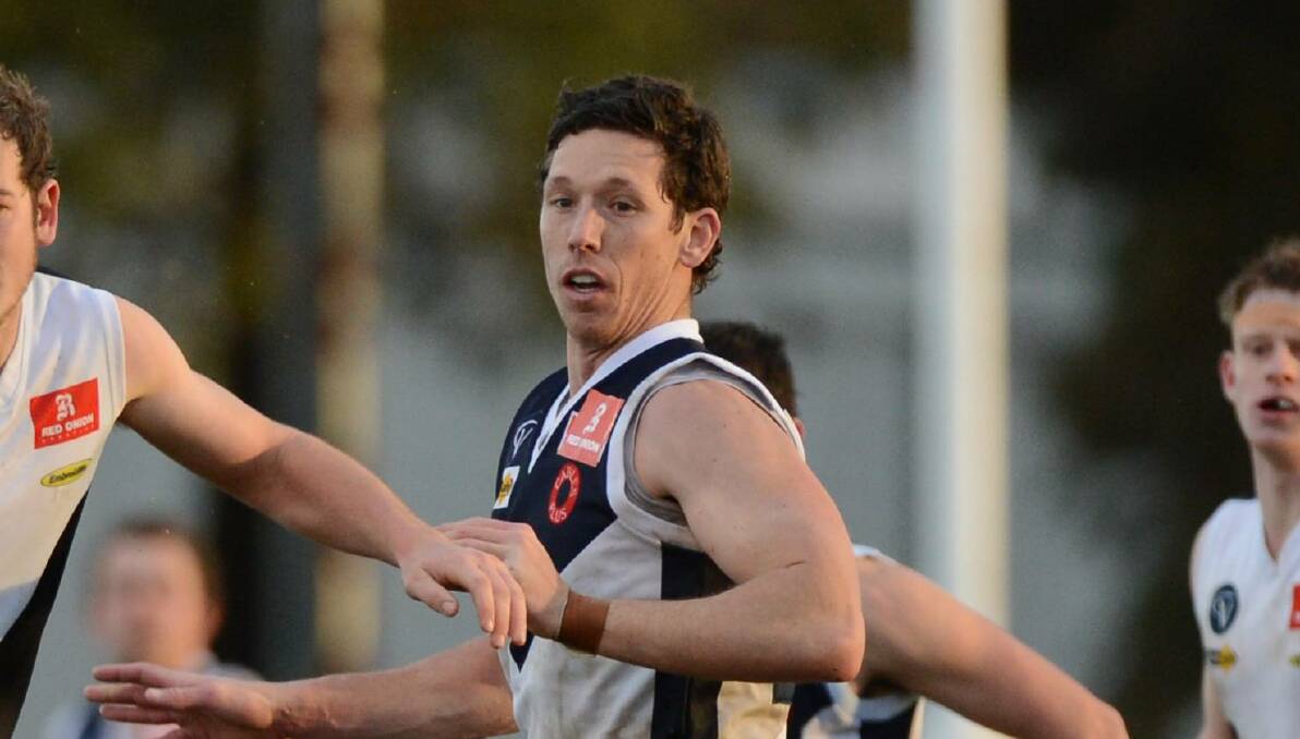 STAYER: Marc Dransman personifies loyalty, having played all his football with Melton South to reach 300 games against arch-rival Melton. 