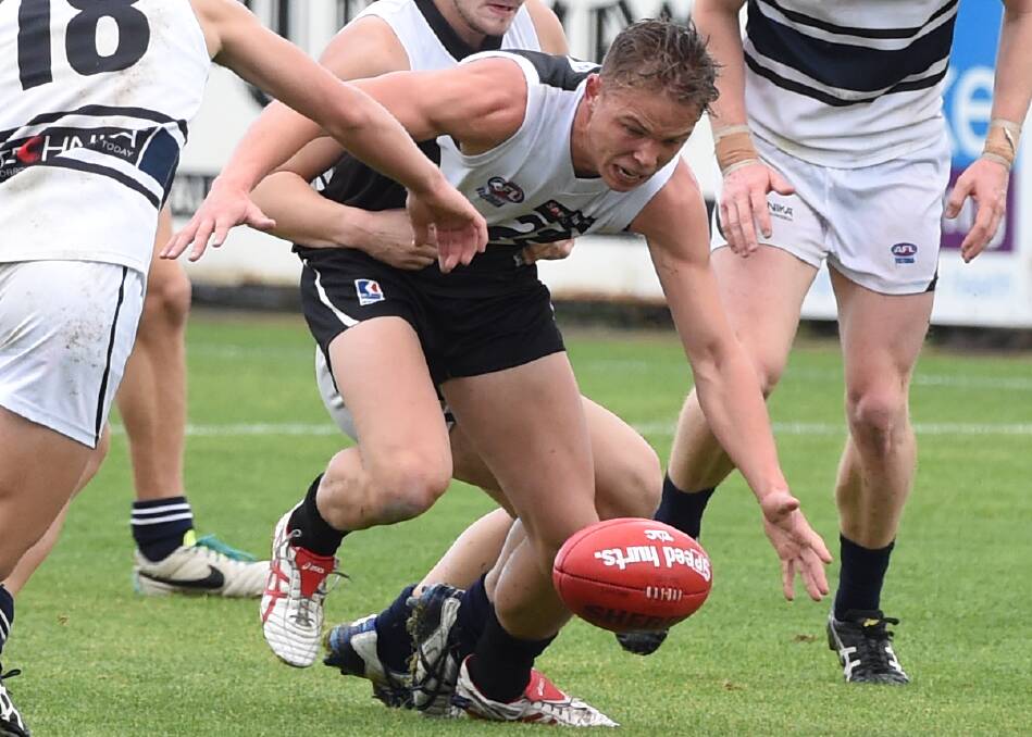 VFL DEBUT: Tom Templeton gets his chance with the North Ballarat Roosters against Richmond on Sunday. 