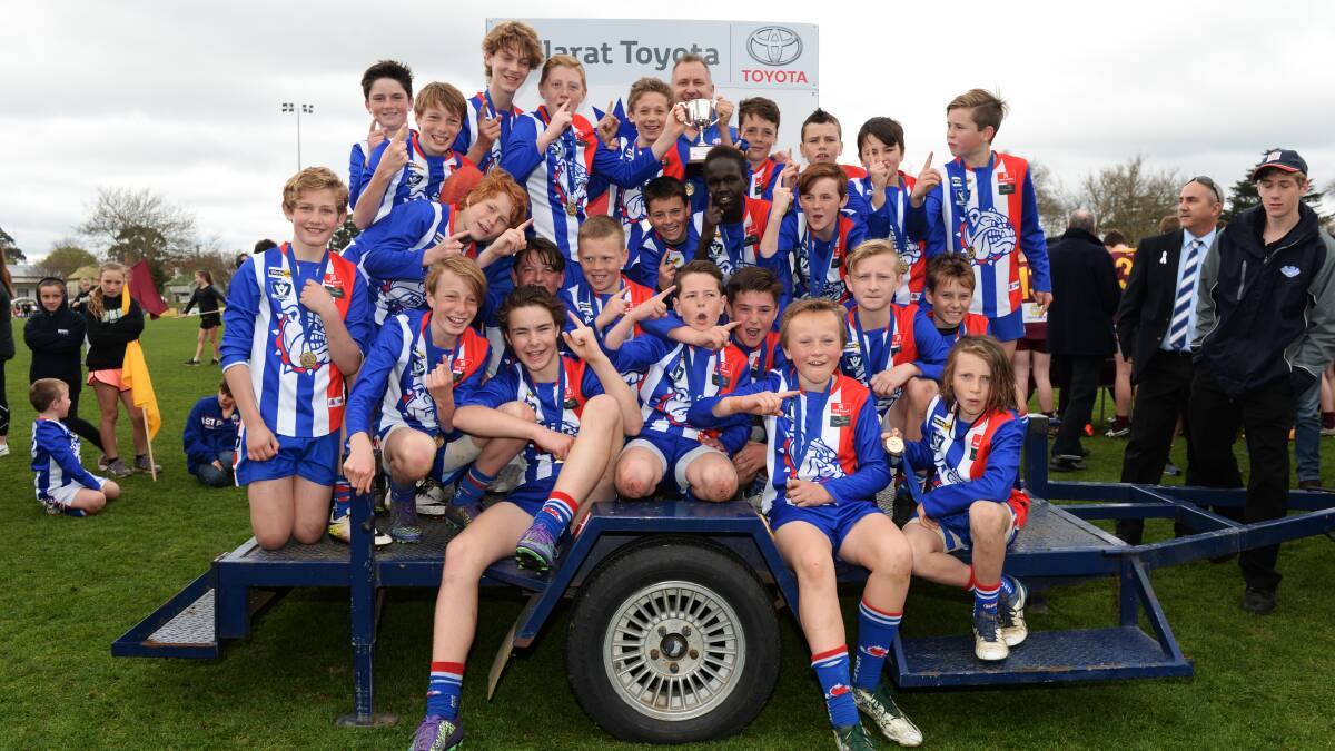 East Point - under-12 seniors football premier Picture: Kate Healy