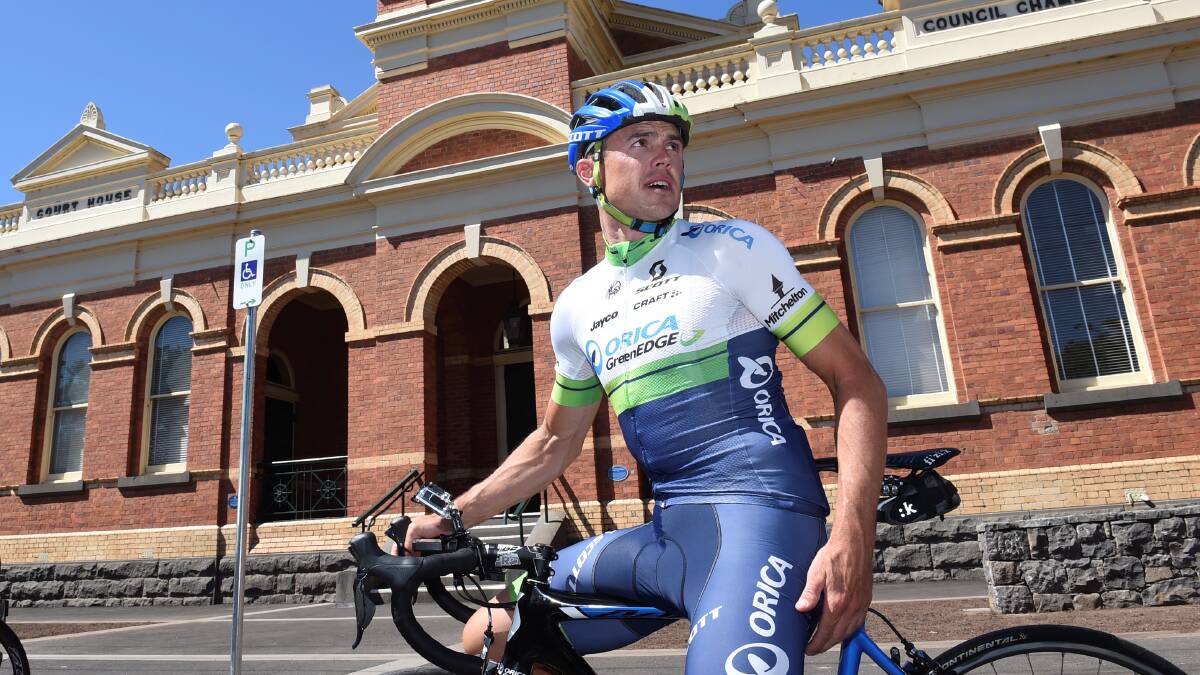 ONE TO BEAT: Simon Geran is pursuing a third national road race title.