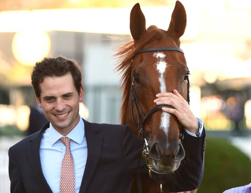 ON SHOW: Matt Cumani with Show A Star, which lines up for trainer Simon Morrish at Moonee Valley on Saturday. Picture: Getty Images