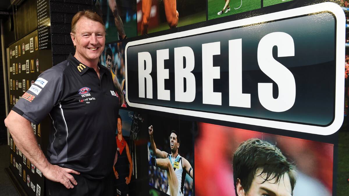 Gerard FitzGerald returning to the North Ballarat Rebels coaching role. Picture: Lachlan Bencet 