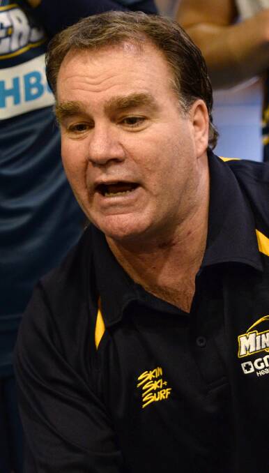 NEW COACH: David Flint is moving from the Miners coaching panel to be the head coach of Ballarat Rush in the SEABL.