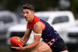 Mitch Comben has made an impressive start to his time with Bungaree to lead The Courier CHFL player of the year after three rounds. Picture by Adam Trafford.