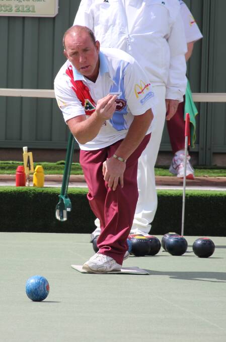 BACK: Peter Ciaston shows the form which helped BMS to a win in BDBD weekend division six pennant. 