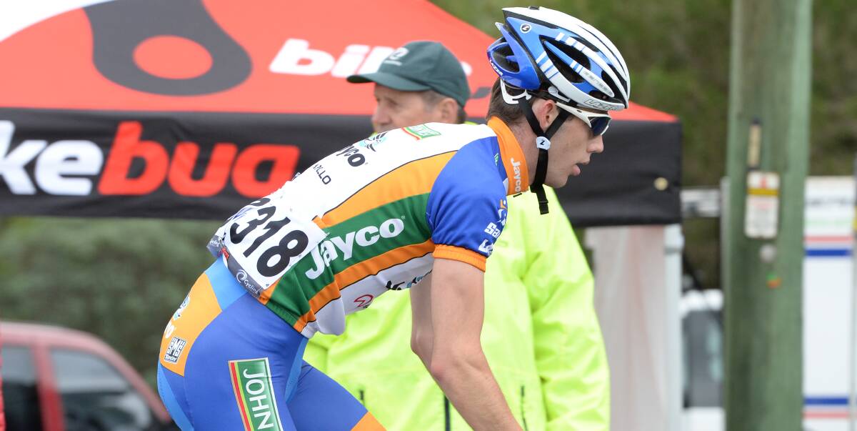 BIG TIME: Angus Lyons will carry impressive form from the national road championships into the Herald Sun Tour and then hopefully onto Europe.