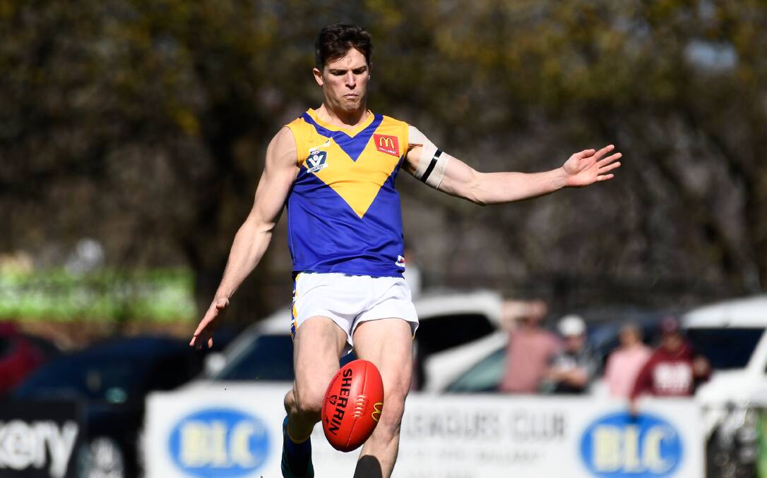 Matt Austin is extending his playing career with Boort in the North Central Football League. Picture by Lachlan Bence.