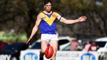 Matt Austin is extending his playing career with Boort in the North Central Football League. Picture by Lachlan Bence.