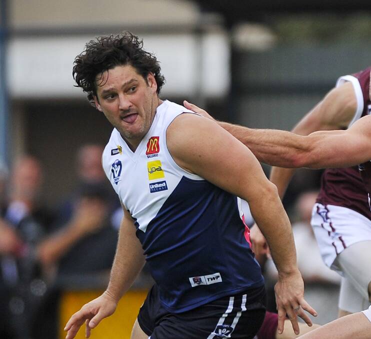 AS A PANTHER: Brendan Fevola in Melton South colours.
