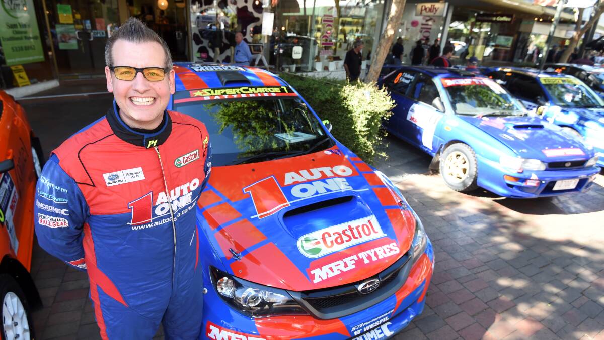 BIG CHANCE: West Australian driver Brad Markovic is one to watch on Ballarat district forest roads in the Eureka Rally this weekend. Picture: Eureka Rally