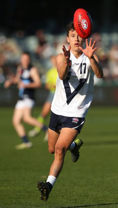 FUTURE STAR: North Ballarat Rebel Hugh McCluggage strutting his stuff for Vic Country on his way to All-Australian selection. Picture: Getty Images