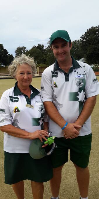 TITLE HUNT: Webbcona combination Brett Mahoney and Jenny Shepherd are off to the the state mixed pairs finals.