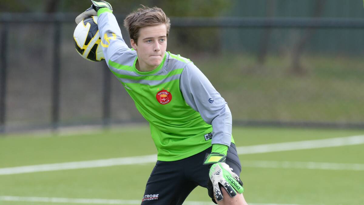 PROMOTED: teenage goalkeeper Ryan Schorback has been selected on the Red Devils bench for the first time.