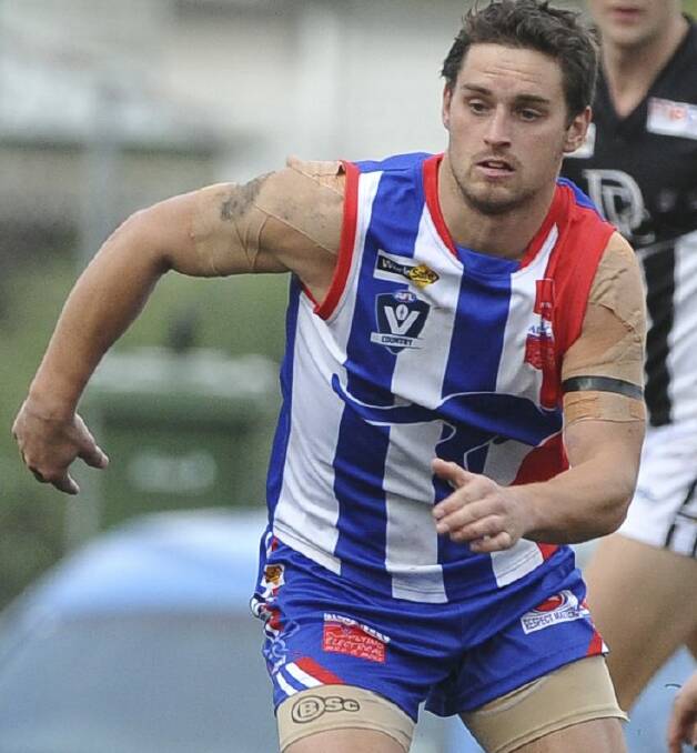MOVER: Daniel Tung picked up five votes in The Courier BFL player of the year with a best-on-ground for East Point.