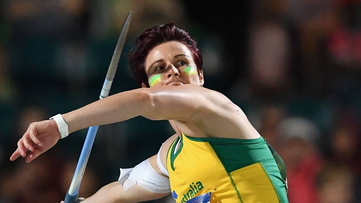NEW HEIGHTS: four-time Ballarat sportswoman of the year Kathryn Mitchell continues to step up as world class javelin thrower. Picture: Getty Images 