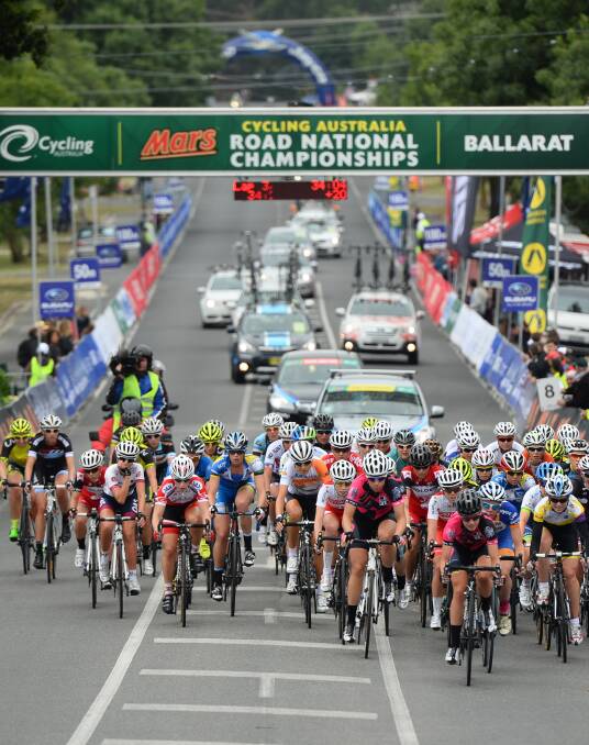 NEW LOOK: The finish to the national road race titles in Buninyong has been proposed to feature in the Melbourne to Ballarat classic as part of a revamp for the one-day event.