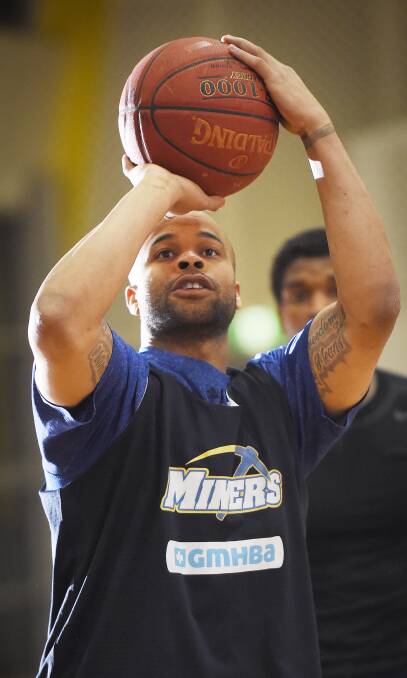 GAME-BREAKER: Roy Booker is looking to shoot the Miners into week two of the SEABL play-offs.