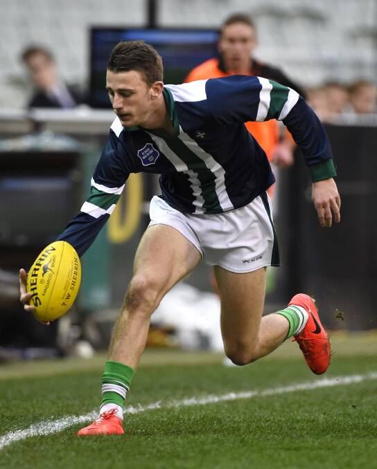 New North Ballarat Roosters recruit Brenton Payne in his St Patrick's College playing days.