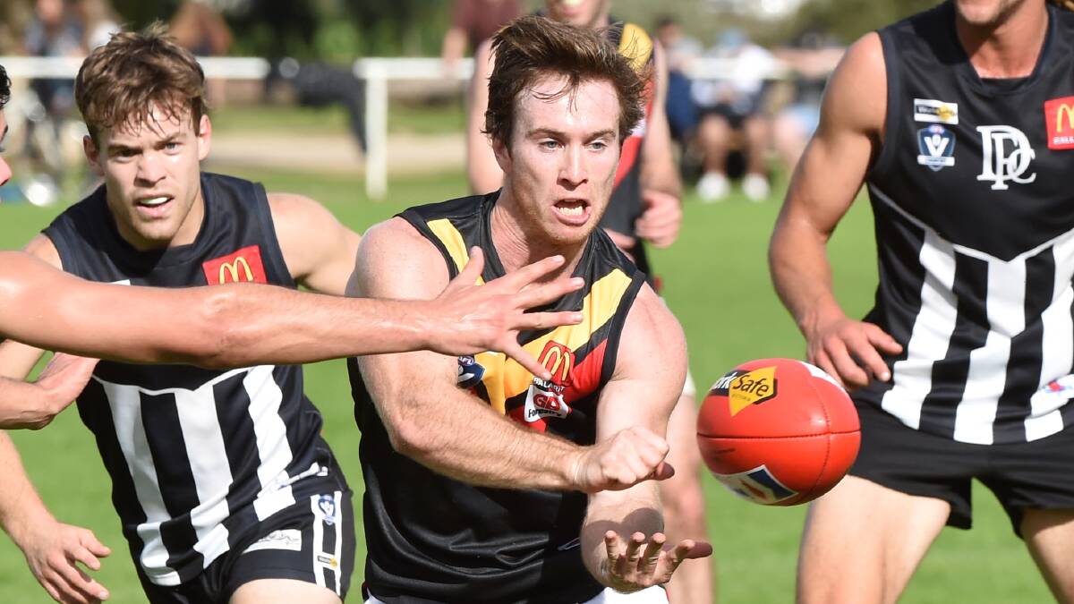 ALL CLEAR: onballer Matt Denham has recovered from an ankle injury and will play for Bacchus Marsh.