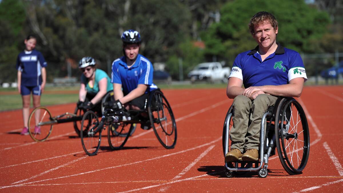 Paralympian spreading the word