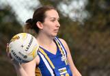 Learmonth goalshooter Emily Findlay proved a match-winner against Daylesford in the CHNL A grade competition at Learmonth on Saturday. Picture by Adam Trafford.