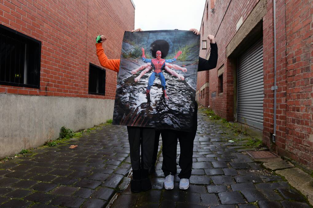ANON: Berry Street teens have created an exhibition Anon, which explores strength and overcoming adversity, for the Ballarat International Foto Biennale. Picture: Kate Healy