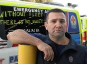 Ambulance Victoria fleet maintenance officers Adrian Brown, who is based at the Wendouree Ambulance Victoria depot, is among those taking industrial action for improved pay and conditions. Picture by Lachlan Bence