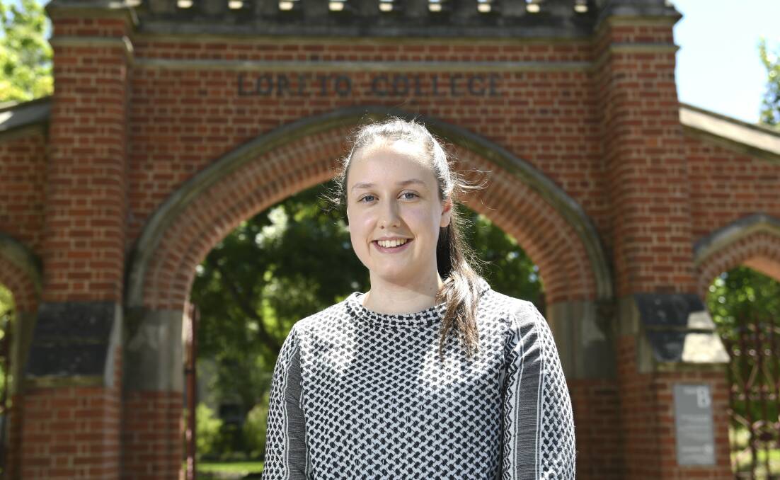 PERSISTENT: Juvenile arthritis forced Rachel Anderson to consider withdrawing from year 12 at Loreto College, but she battled on and was pleased with her results.