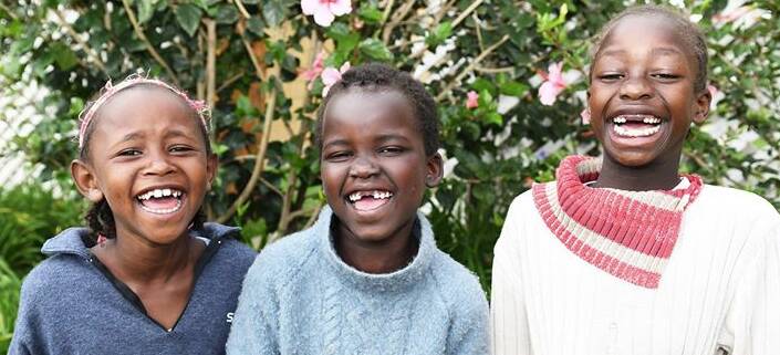 SMILES: The happy faces of some of the residents at Restart Centre at Gilgil in Kenya