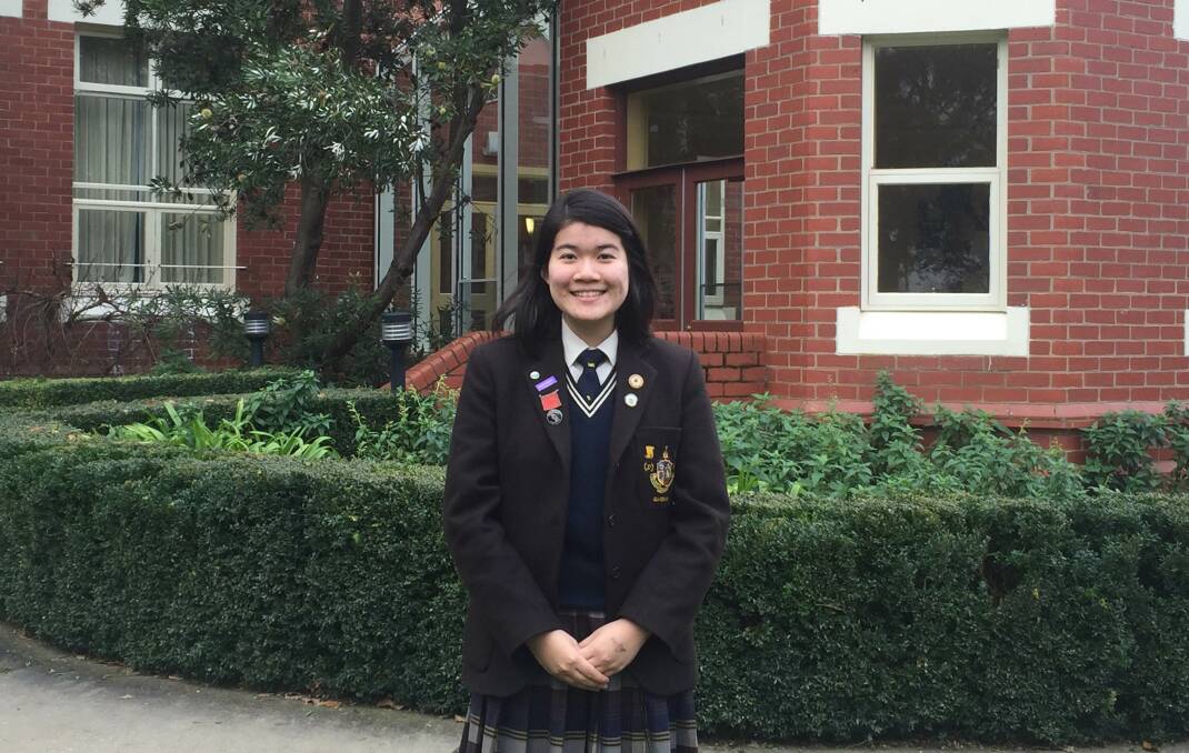 Ballarat Grammar year 12 student Madeline Wang.