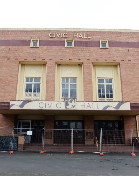 Unused: Civic Hall remains empty but could be the key to revitalising Ballarat's CBD with more jobs. Picture: Kate Healy