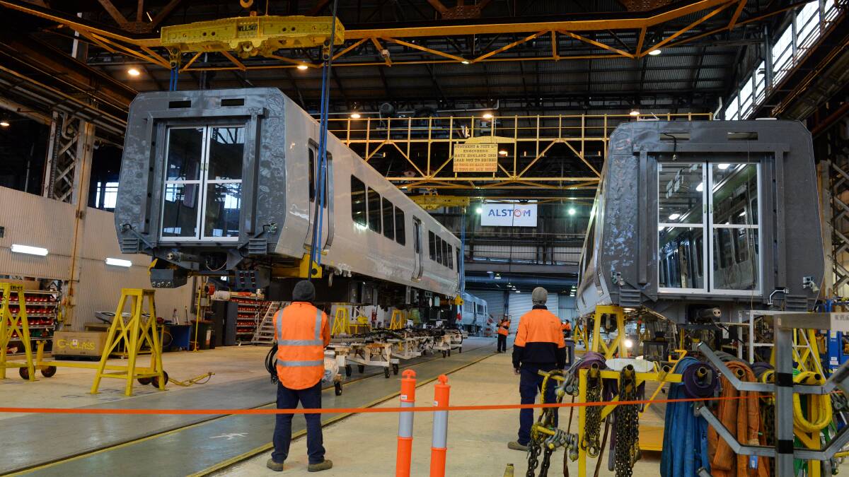 Trainmaker Alstom is one of Ballarat's key manufacturing bodies.