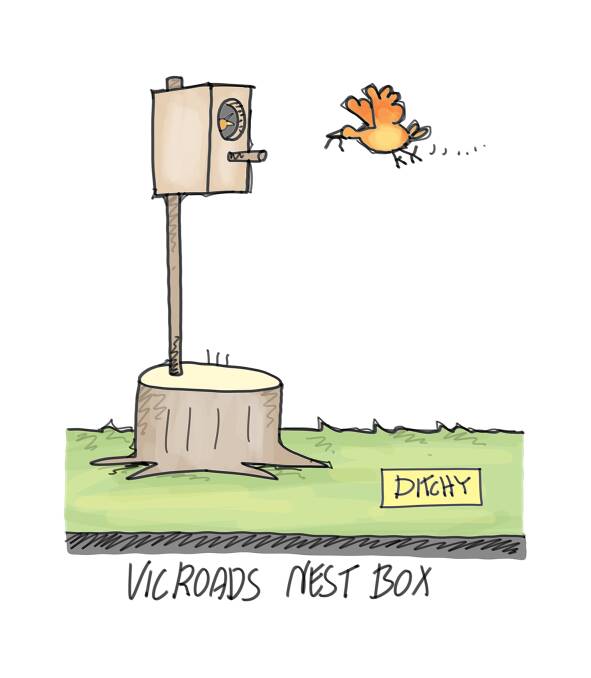 New nest boxes for Western Highway