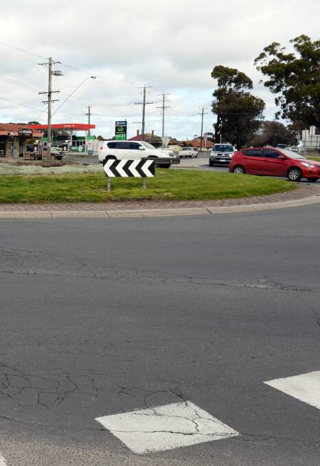 New plan: City of Ballarat has prepared a roundabout guideline to help assist with future beautification treatments. Picture: Kate Healy