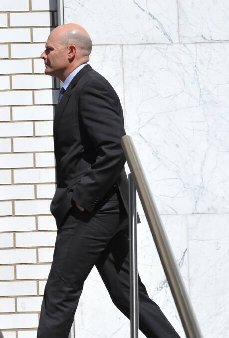 Rik William McCaig outside the Ballarat Law Courts in December. Picture: Lachlan Bence.