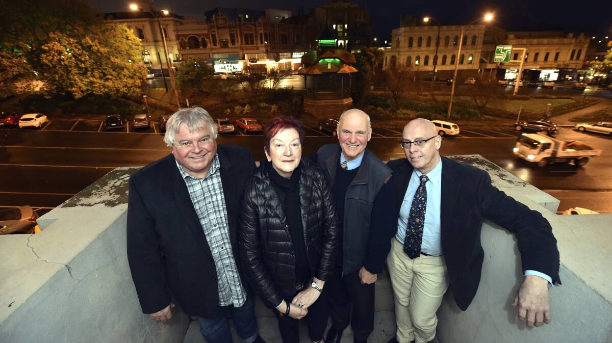 NEW BOARD MEMBERS: Terry Lloyd, Ann Cato, new president Graham Gooding and David Berry. Picture: Jeremy Bannister.   