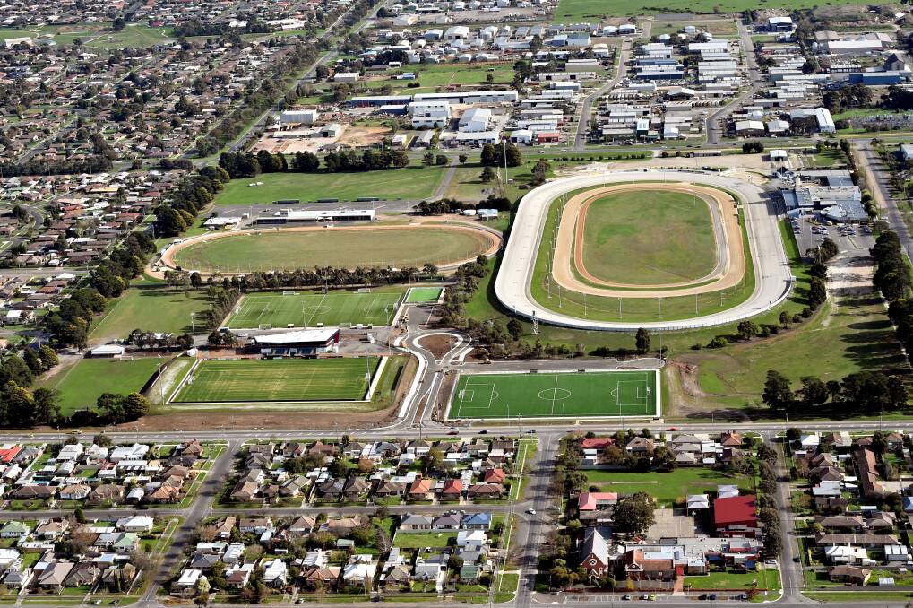 Aerial image over Ballarat's south.