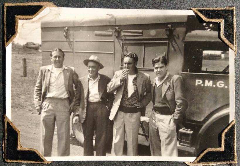 A STEP BACK IN TIME: Post Master General workers on their way back to Ballarat 1949. 