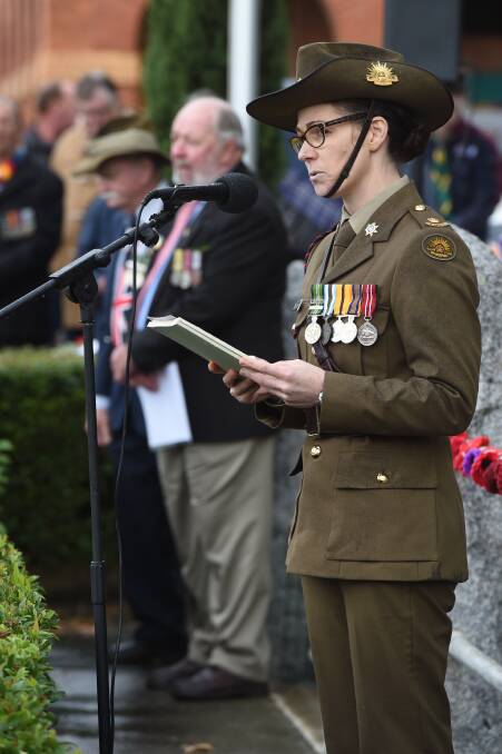 Creswick commemorates Anzac Day. Pictures: Kate Healy