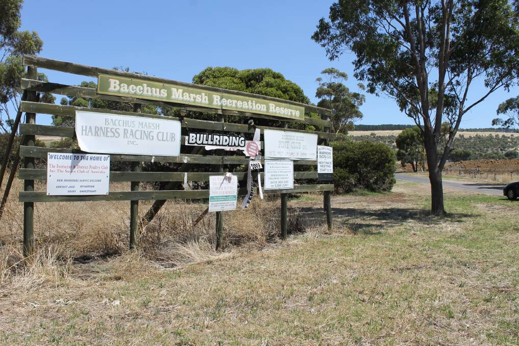 NEW SPORTING FACILITIES ON THE CARDS: A new sporting precinct has been proposed for Bacchus Marsh Racecourse Reserve. Picture: Rochelle Kirkham. 