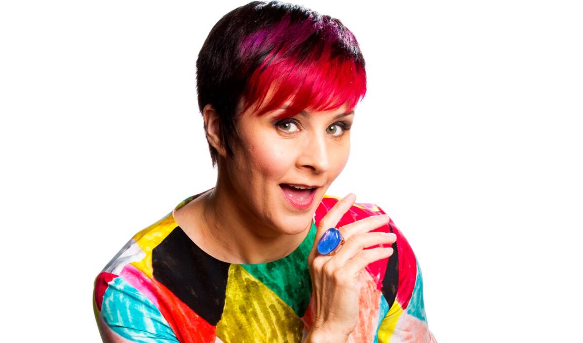 KEEP YOUR HANDS OFF THE FRIED CHICKEN: Cal Wilson is bringing the laughs to The George Hotel for BallaRatCat tonight. It will be her third time performing in Ballarat.