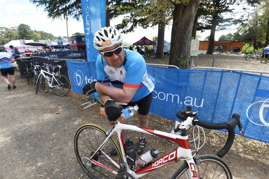 Thousands rode through Daylesford on Saturday October 28. Pictures: Lachlan Bence