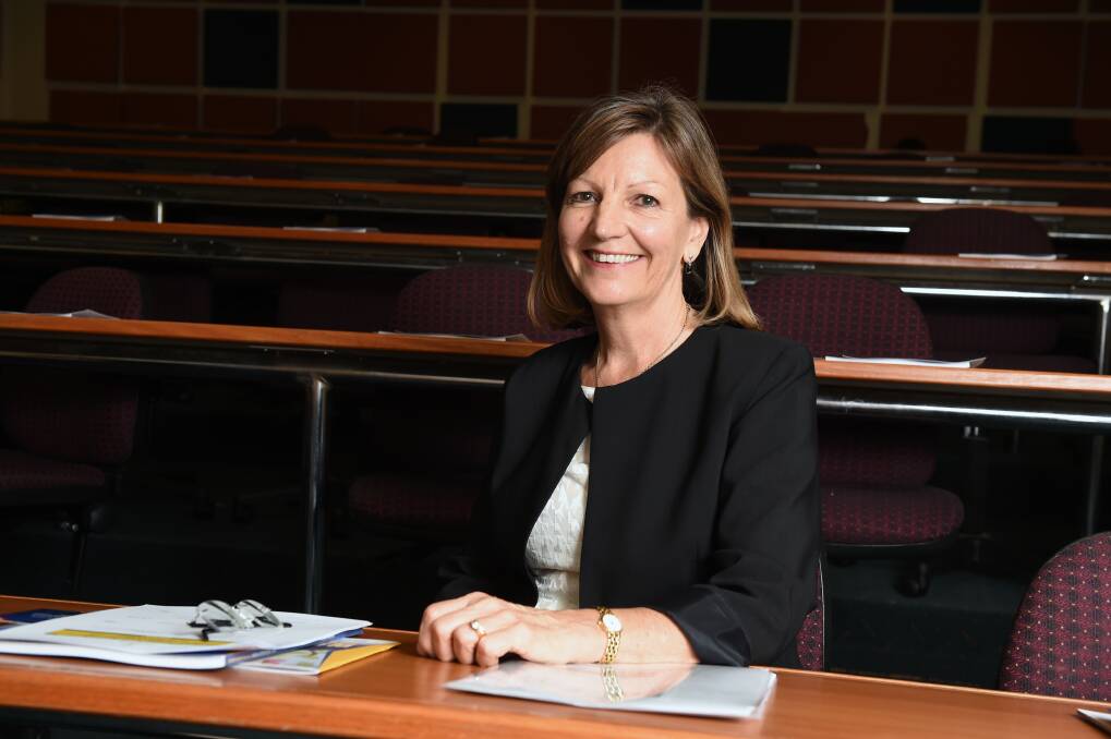 LEADING CHANGE: Professor Helen Bartlett first moved to Ballarat in May 2017, after accepting the position of Vice Chancellor at Federation University, feeling privileged to lead during a time of development. Picture: Kate Healy 