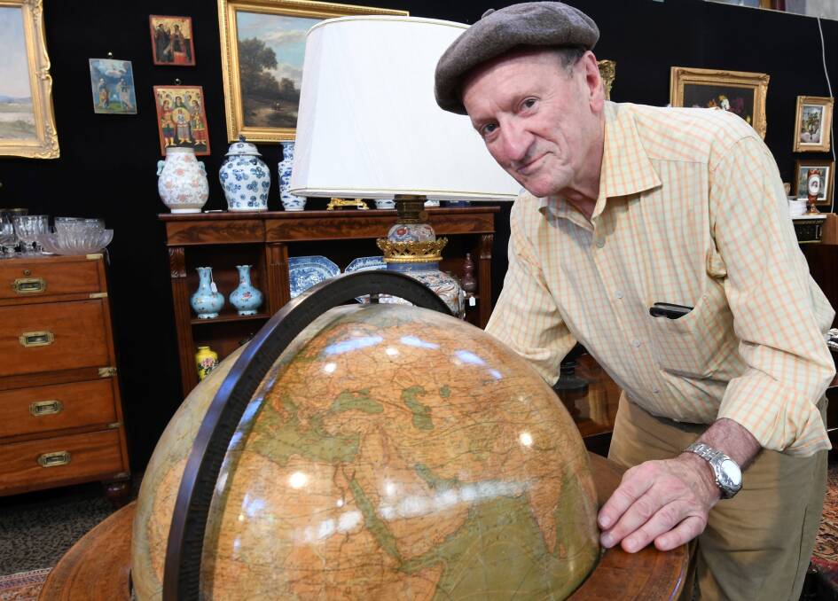 NOT LIKE THE OLD DAYS: Ballarat Antique Fair organiser John Markworth says there will be a wide range of antiques on display over the long weekend. Picture: Lachlan Bence 