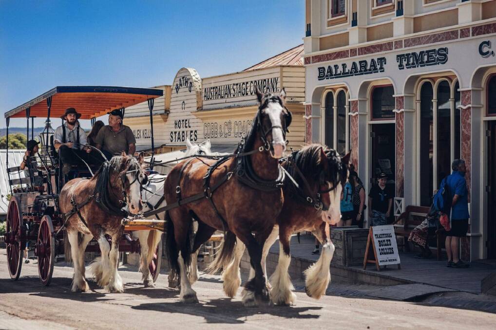 DAY-TRIPPERS: Ballarat's Sovereign Hill is one of the city's major attractions for both domestic and international tourists. Recent statistics rank Ballarat 29 on a list of regions popular for domestic day trips. 