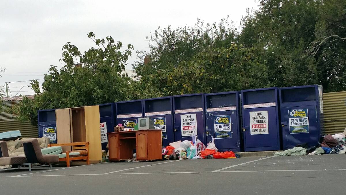 Residents disgusted at car park used as rubbish dump