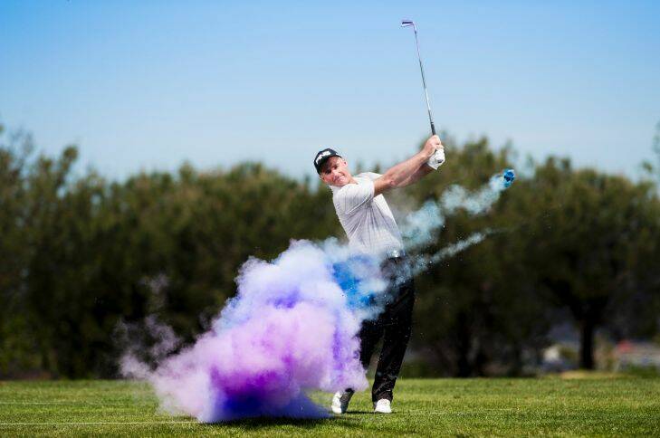 Matt Millar qualified PGA Professional golfer from Canberra. Photo Jay Cronan