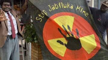 Mirarr traditional owners want to stop ERA from mining at Jabiluka in the Kakadu. (Kirsten Blair/AAP PHOTOS)