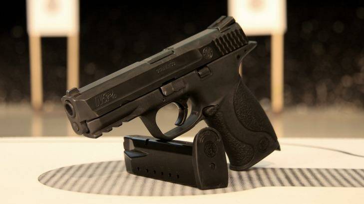 First choice: a semi-automatic pistol. Photo: Supplied